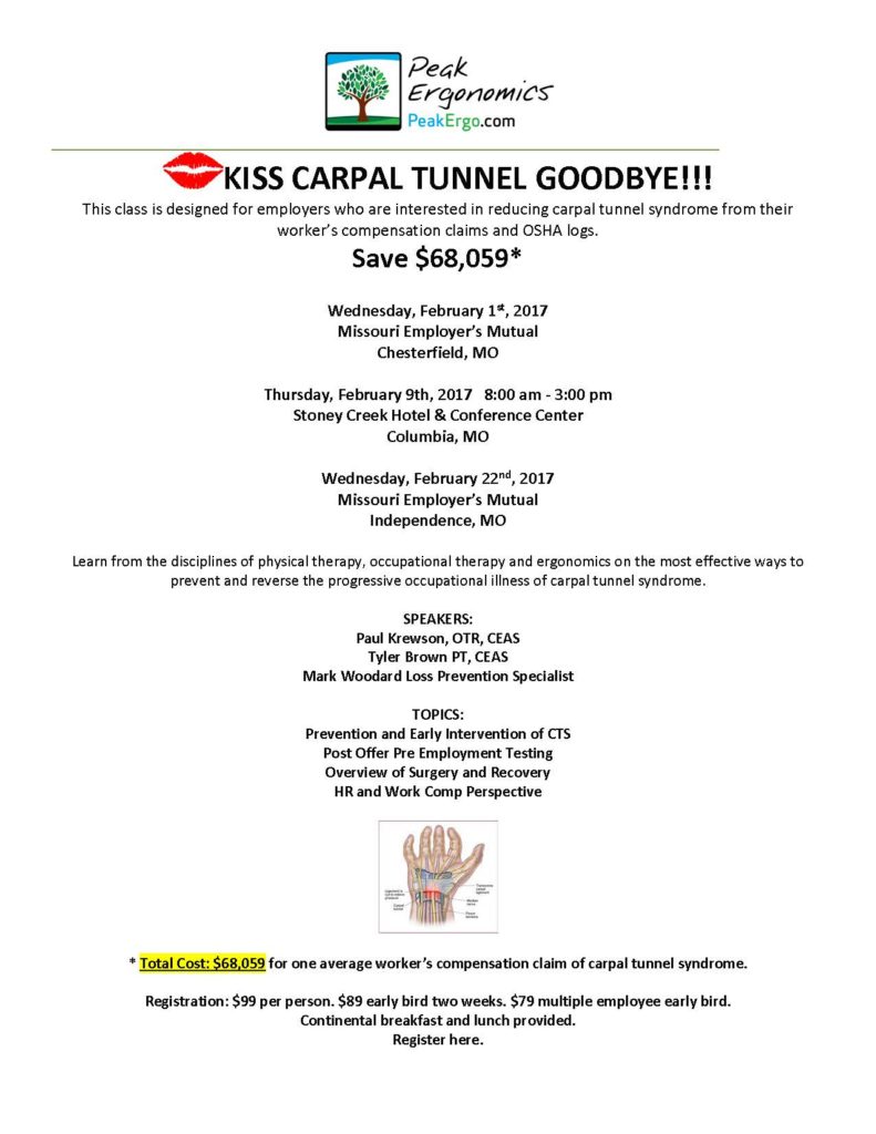 Kiss carpal tunnel goodbye with effective ways to prevent and reverse the progressive occupational illness of carpal tunnel syndrome