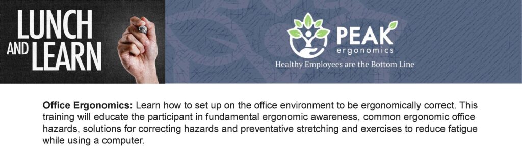 Office ergonomics can save on workers' compensation claims and medical expenses while maintaining a healthy workforce.