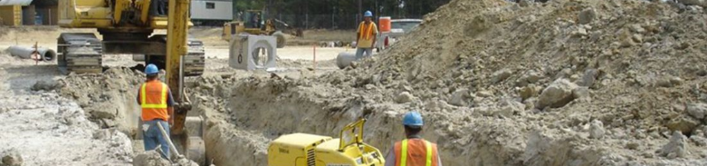 Trench safety is a critical aspect of construction and excavation activities that warrants significant attention. These workers are attempting to build a safe trench.