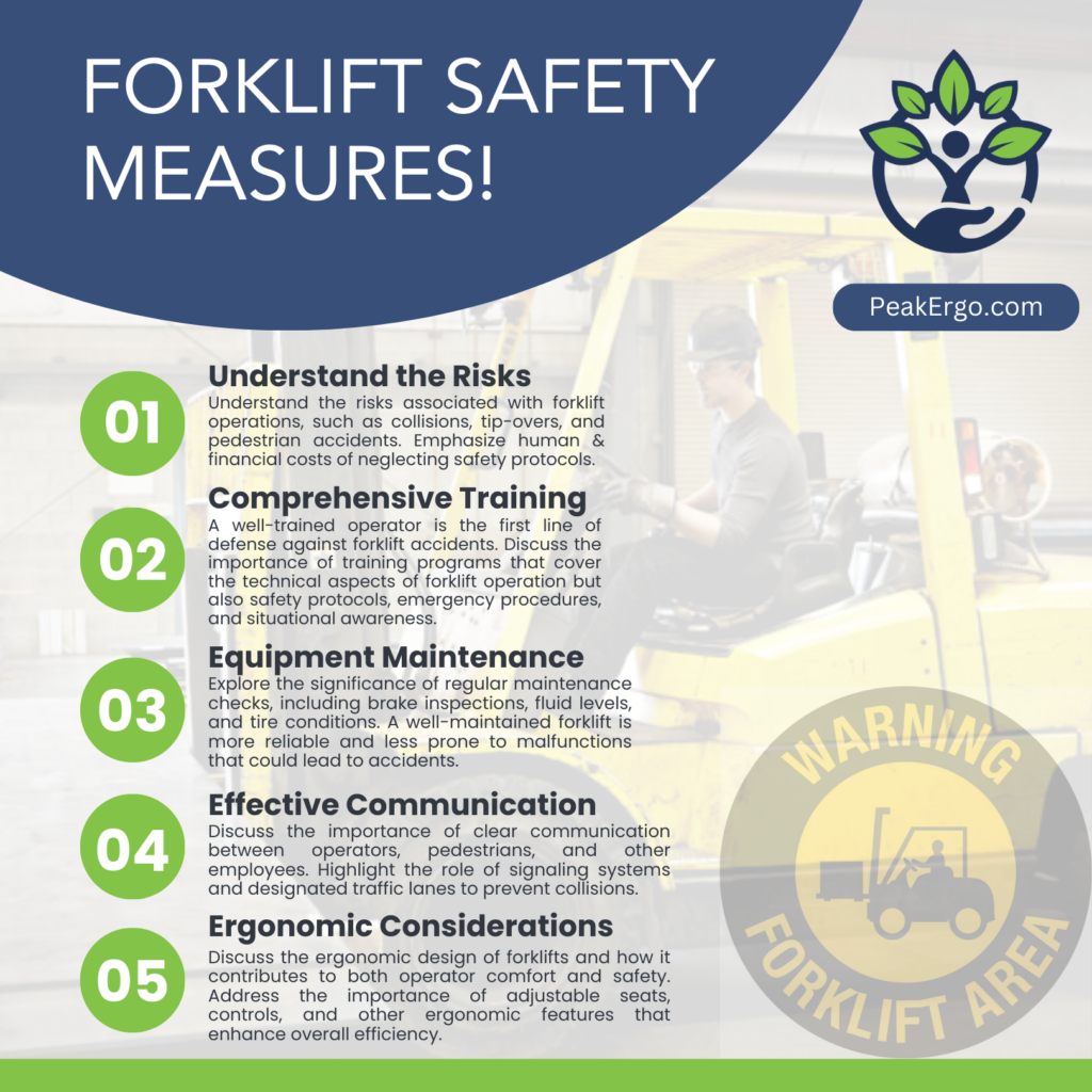 Prioritizing high-impact forklift safety with these safety measures is a fundamental aspect of ensuring a secure and productive workplace.